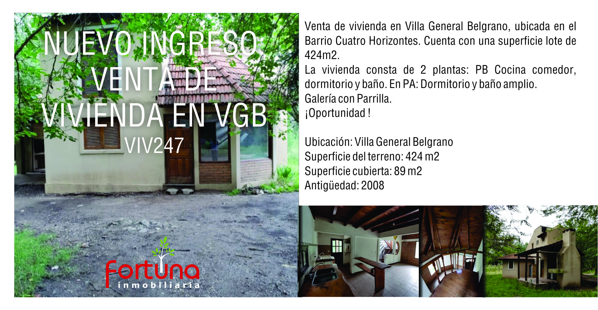 VIV247-CasaEnVenta-VentaDevivienda-VillaGeneralBelgrano-FortunaInmobiliaria-HoldingFortuna