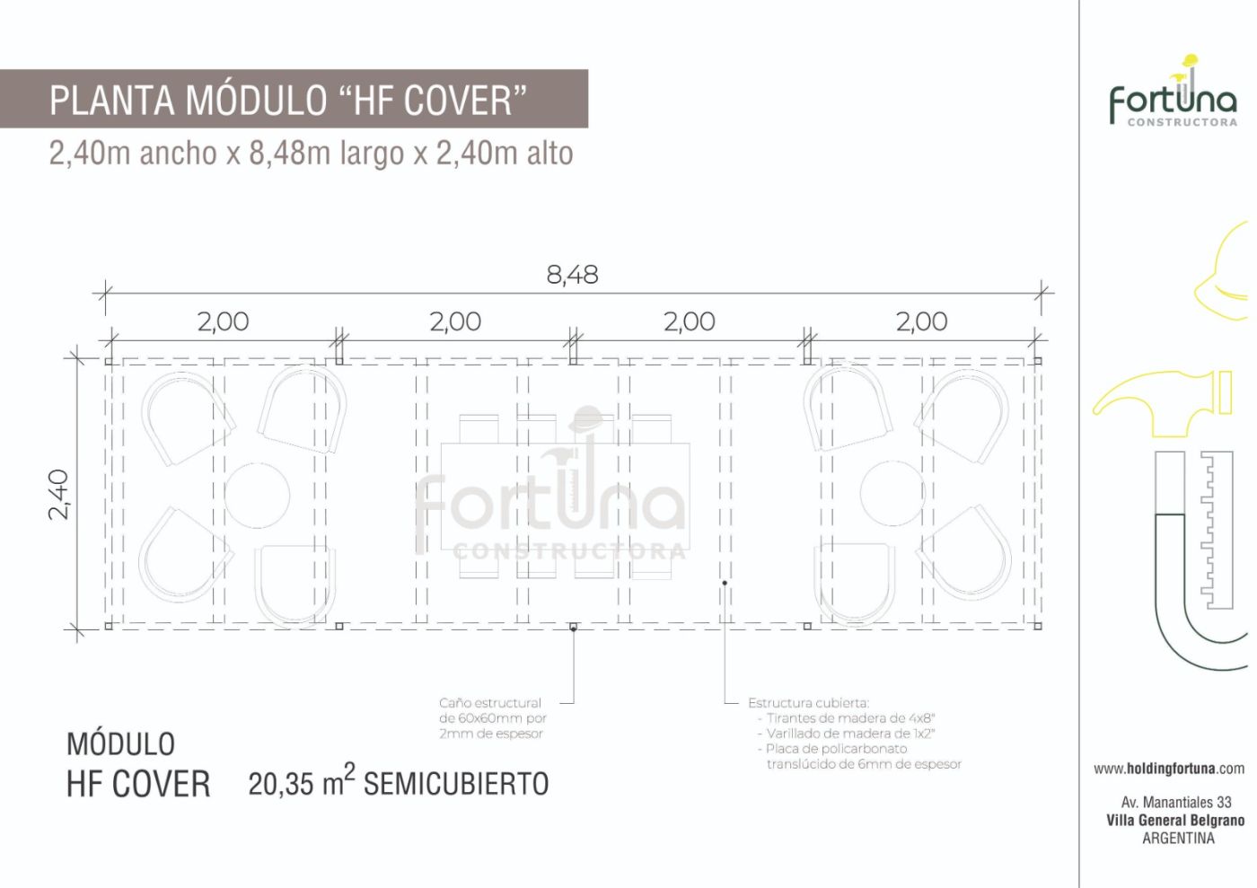 VENTA DE MODULO COVER 2.40 X 8.48_8