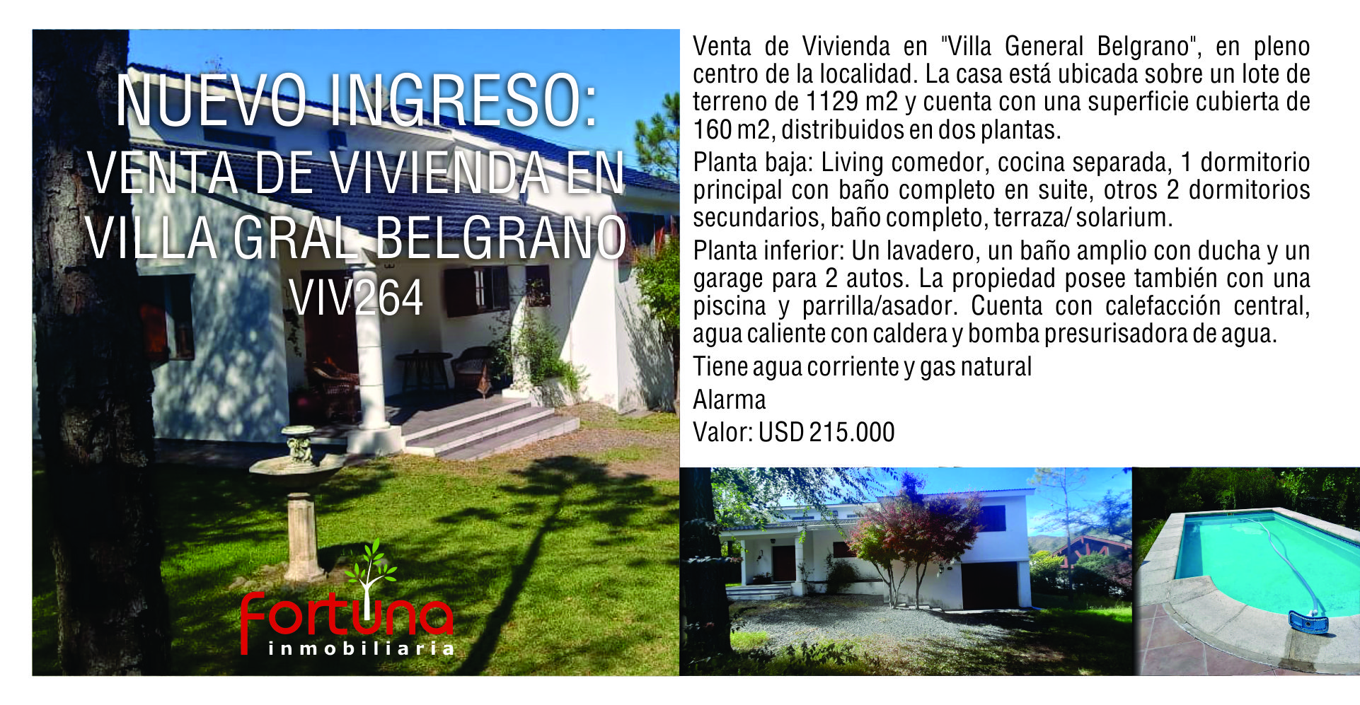 VIV264-VentaDeVivienda-CasaEnVenta-VillaGeneralBelgrano-FortunaInmobiliaria