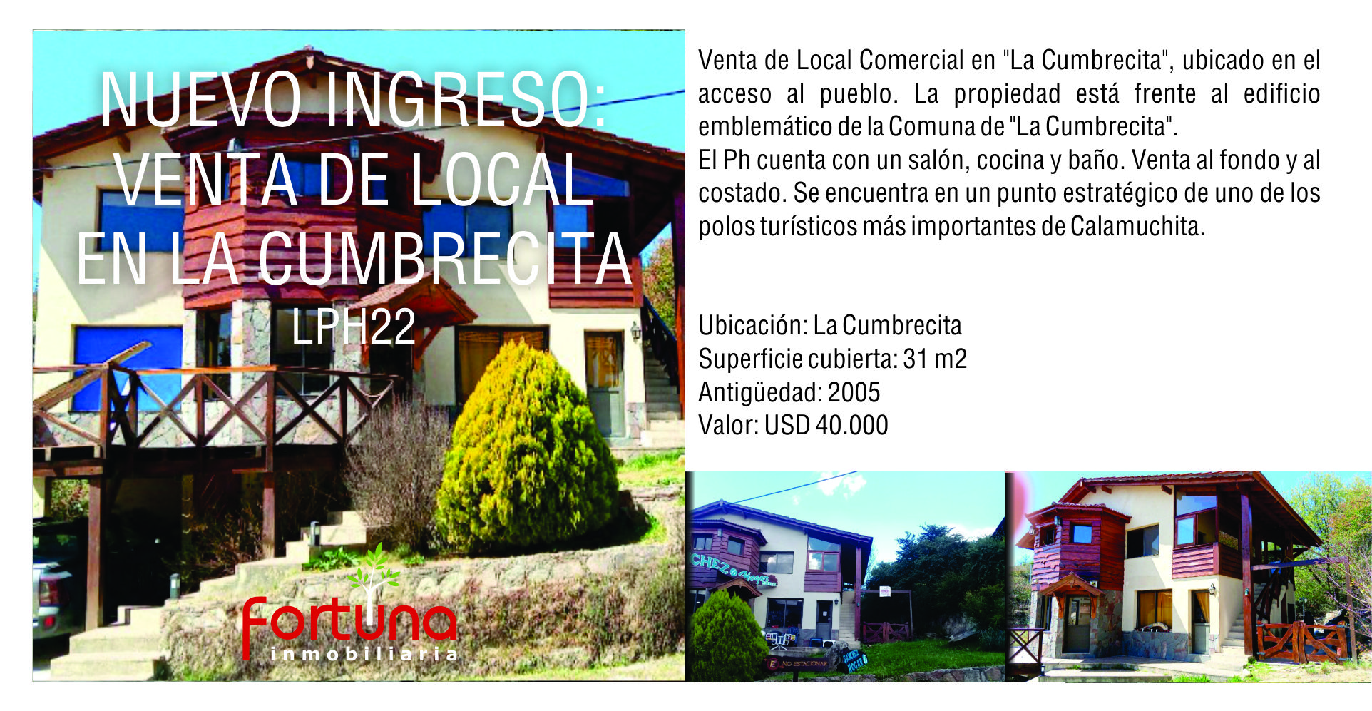 LPH22-VentaDeLocal-LaCumbrecita-LocalComercial-FortunaInmobiliaria-Inmobiliaria
