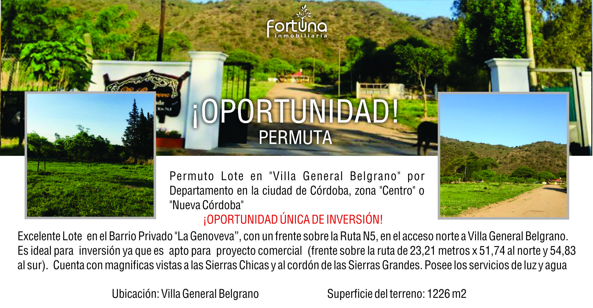 TLC679-FortunaInmobiliaria-Inmobiliaria-Permuta-LotesEnVillaGeneralBelgrano-Departamento-CordobaCapital